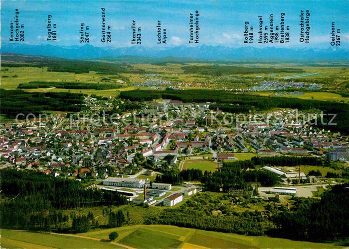 Neugablonz Fliegeraufnahme mit Wetterstein