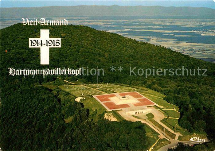 Hartmannswillerkopf Vieil Armand Fliegeraufnahme