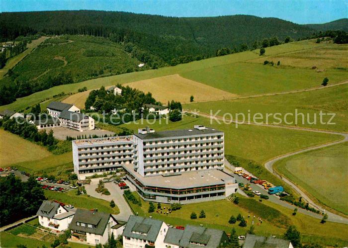 Willingen Sauerland Fliegeraufnahme Hochsauerlandklinik Wilh. Koch KG