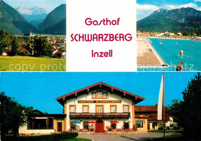 Inzell Traunstein Bayern Gasthaus Schwarzberg Freibad