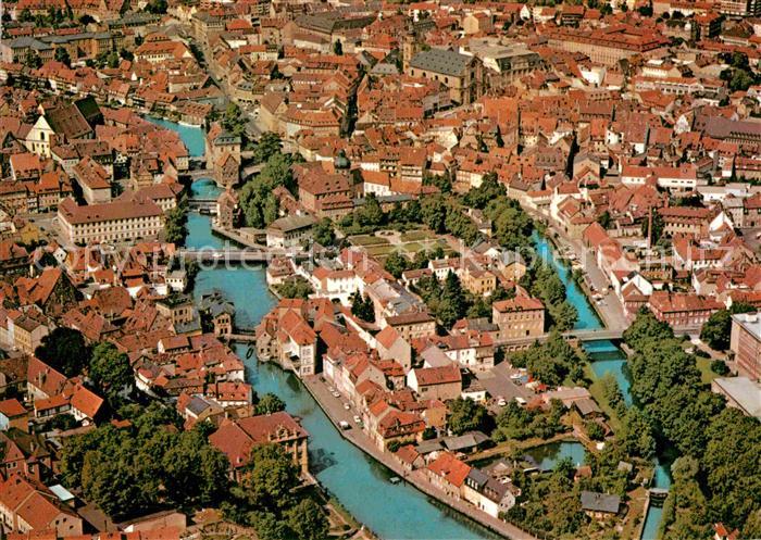 Bamberg Fliegeraufnahme Altstadt