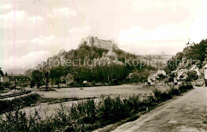 Altleiningen Blick zur Burg