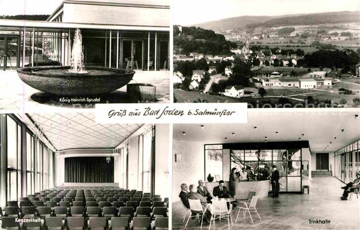 Bad Soden-Salmuenster Koenig Heinrich Sprudel Konzerthalle Trinkhalle Panorama
