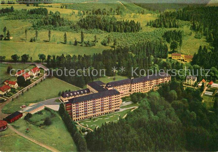 St Andreasberg Harz Klinisches Sanatorium Rehberg Fliegeraufnahme