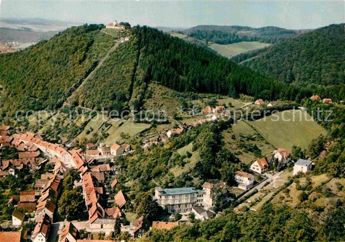 Bad Lauterberg Kneipp Heilbad Blick zum Hausberg Fliegeraufnahme