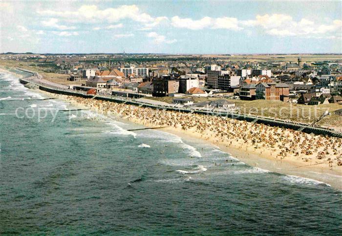 Westerland Sylt Nordseeheilbad Fliegeraufnahme