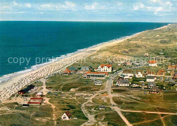 Wenningstedt Sylt Nordseeheilbad Fliegeraufnahme