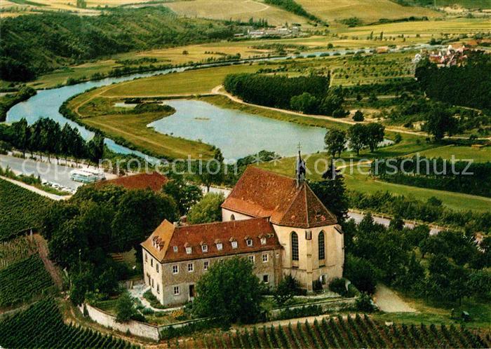 Volkach Vogelsburg in der Mainschleife Fliegeraufnahme