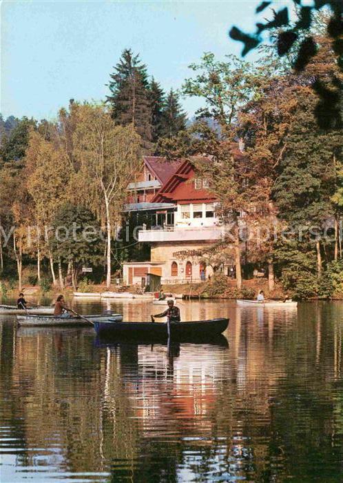 Ebnisee Kurhotel Bootfahren Schwaebischer Wald