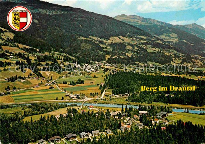 Berg Drautal Erholungsort Alpen Fliegeraufnahme