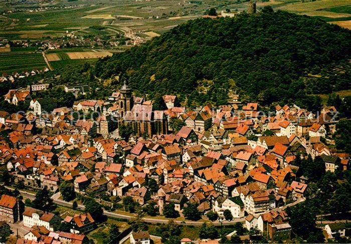Homberg Efze Stadtzentrum Altstadt Hoehenluftkurort Fliegeraufnahme