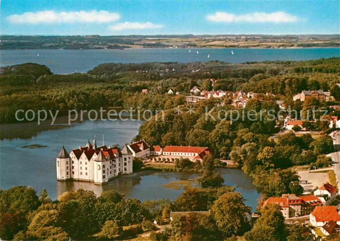 Gluecksburg Ostseebad Wasserschloss Fliegeraufnahme