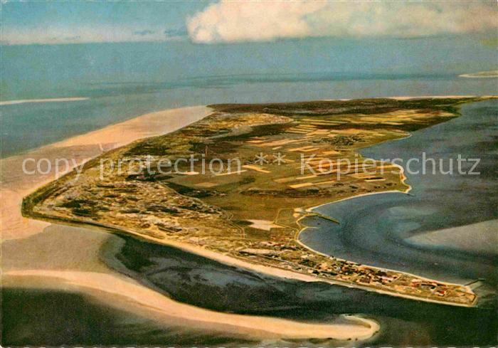 Amrum Nordseeinsel Fliegeraufnahme