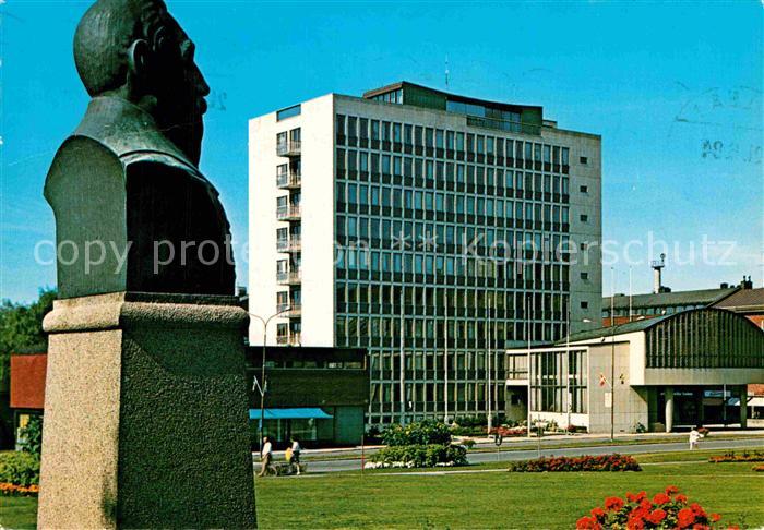 Lulea Stadshuset Rathaus Denkmal Bueste