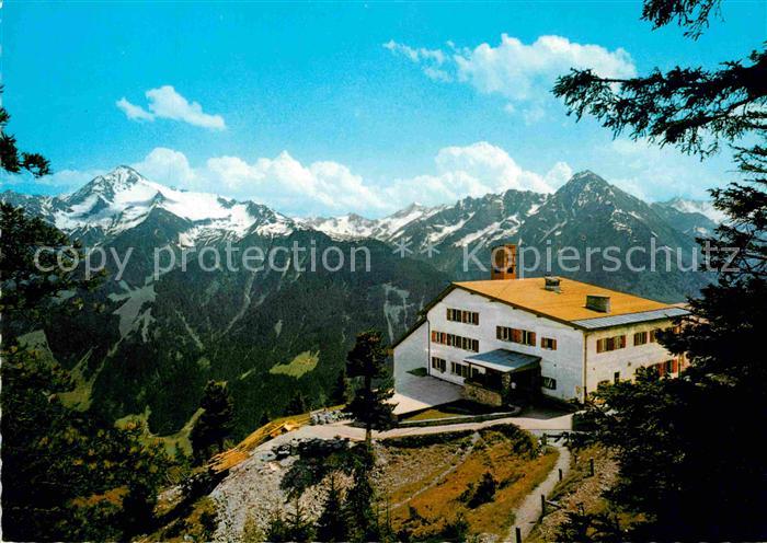 Mayrhofen Zillertal Cafe Restaurant Penkenbahn Berggaststaette Fernsicht Alpenpa