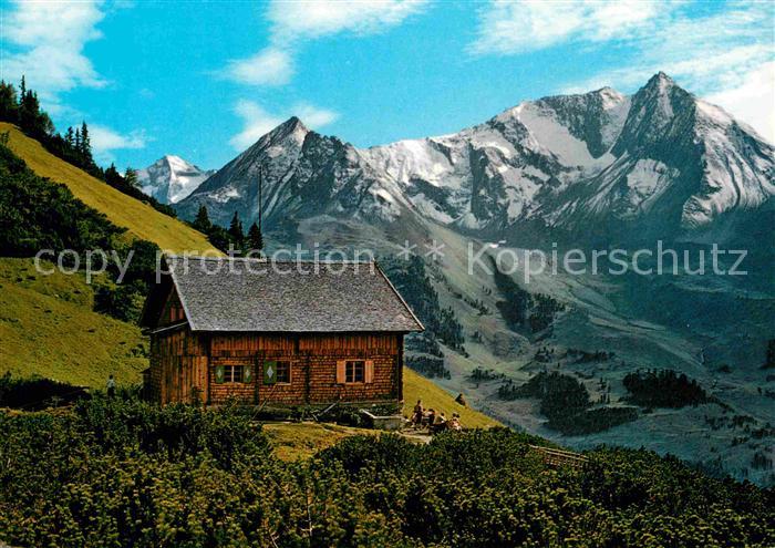 Mayrhofen Zillertal Kolmhaus Berghuette Brandberg Grundschartner Ahornspitze Zil