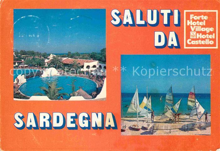 Santa Margherita di Pula Forte Hotel Village Hotel Castello Swimming Pool Strand