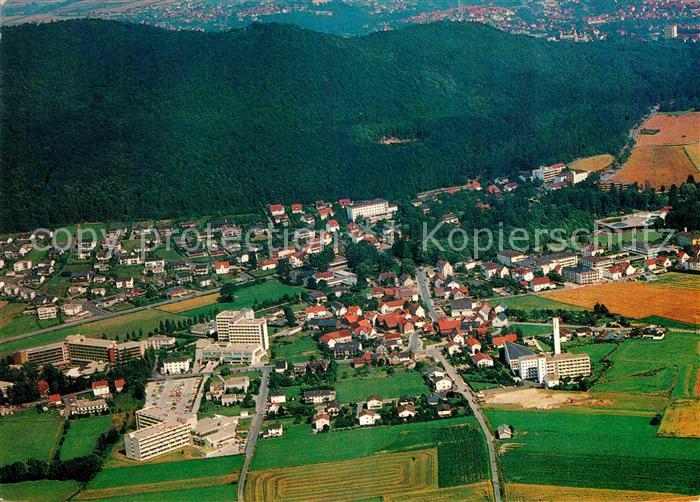 Reinhardshausen mit Sanatorien und Kurklinik Fliegeraufnahme