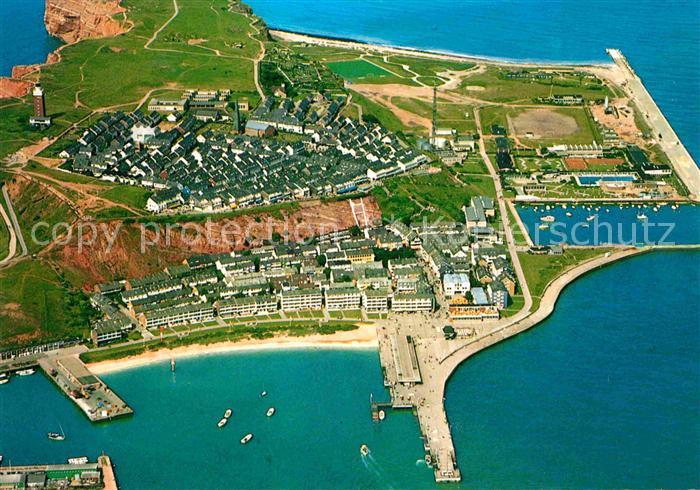 HELGOLAND Insel Schleswig-Holstein Fliegeraufnahme