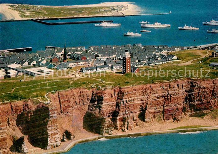 HELGOLAND Insel Schleswig-Holstein Nordseeheilbad Fliegeraufnahme