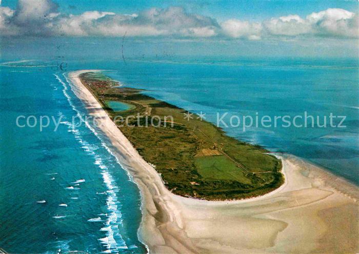 Insel Juist Nordseebad Insel Fliegeraufnahme