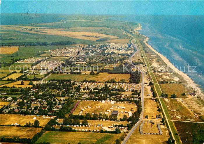 Lensterstrand Fliegeraufnahme