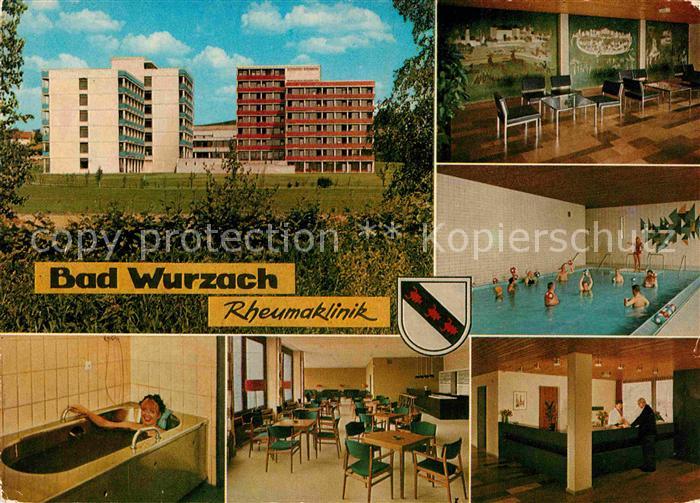 Bad Wurzach Rheumaklinik Kuranwendung Hallenbad Cafeteria