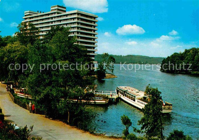 Malente-Gremsmuehlen Hotel Intermar am Dieksee Dampfer Abfahrt 5 Seen Fahrt Luft