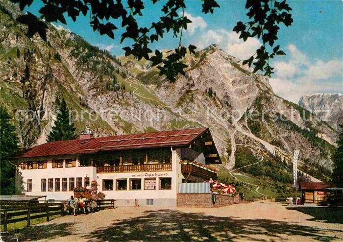 Oberstdorf Berggasthof Oytalhaus Allgaeuer Alpen