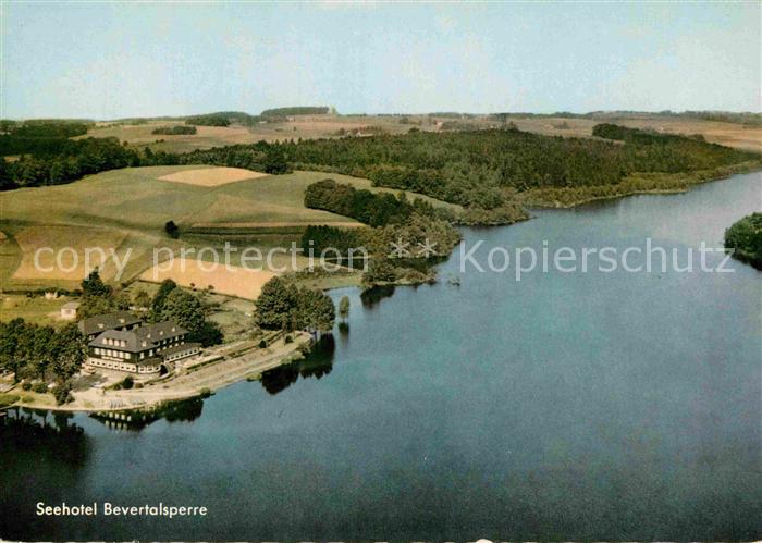 Hueckeswagen Seehotel Bevertalsperre Fliegeraufnahme