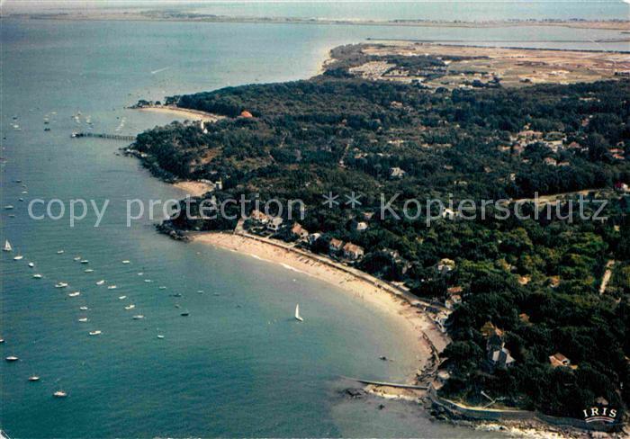 Ile de Noirmoutier Plage des Souzeaux et la decoupe de la Cote vue aerienne