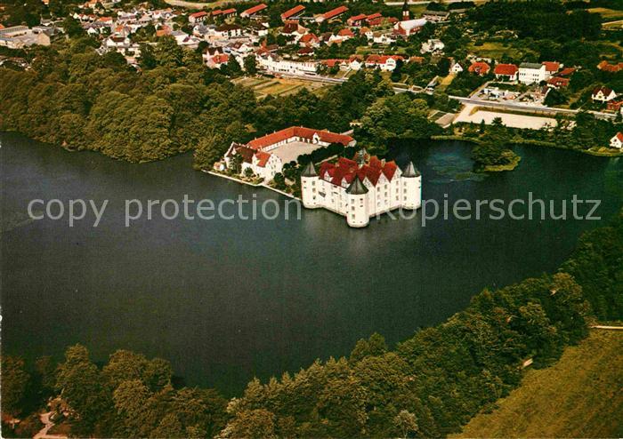 Gluecksburg Ostseebad Wasserschloss Fliegeraufnahme