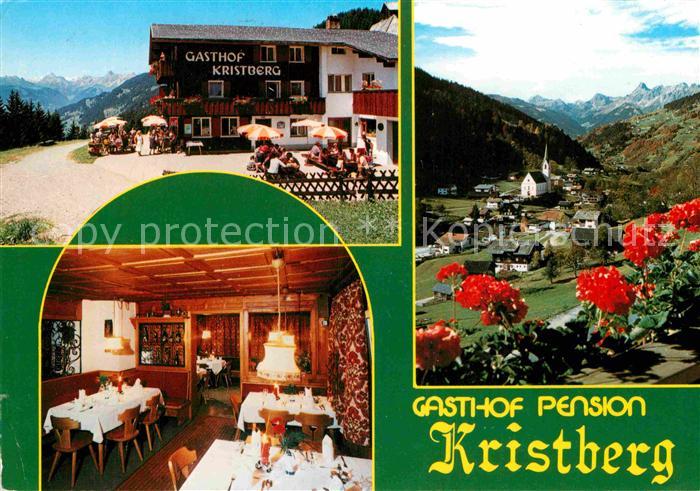 Silbertal Gasthof Pension Kristberg Panorama Montafon