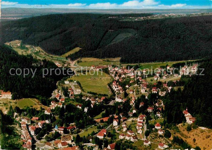 Bad Herrenalb Luftkurort im Schwarzwald Fliegeraufnahme