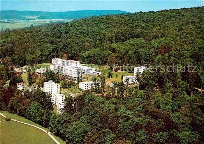 Bad Brueckenau Hartwald Kurklinik der BfA Fliegeraufnahme