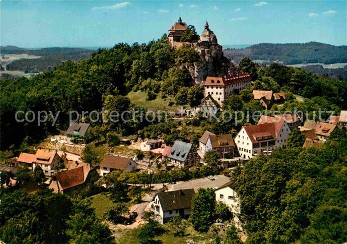 Hohenstein Kirchensittenbach Teilansicht mit Burg