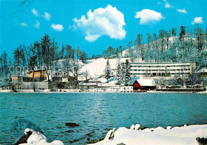 Kochel See oeTV Erholungsheim Kochelsee Winterpanorama