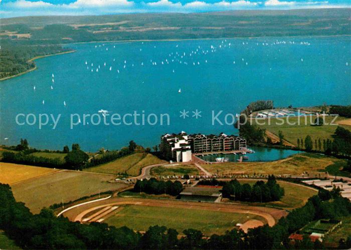 Bad Zwischenahn Sport und Tennisplatz mit Yachthafen Fliegeraufnahme