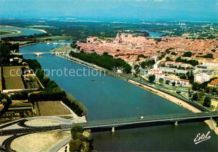 Avignon Vaucluse Fliegeraufnahme