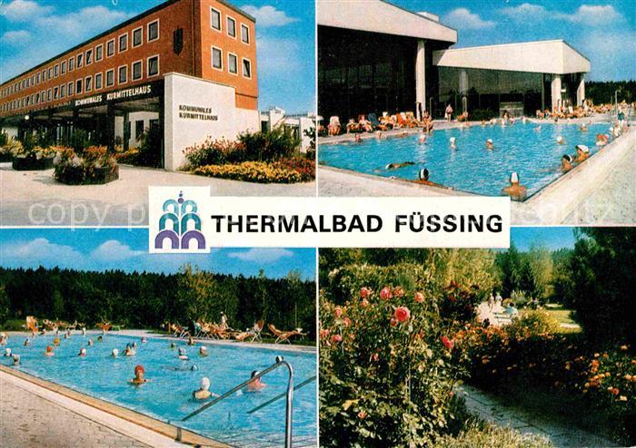 Bad Fuessing Kurmittelhaus Aussenthermalbecken Kurparkanlage