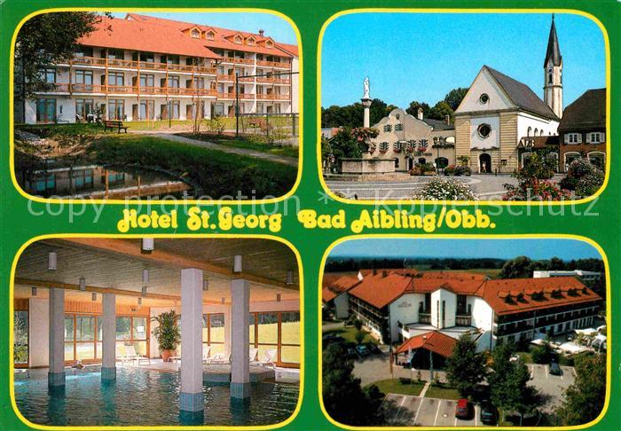 Bad Aibling Hotel St Georg Kirche Brunnen Hallenbad