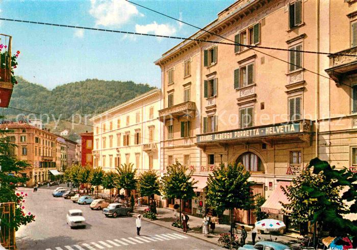 Porretta Terme Grandi Alberghi e Piazza Vittorio Veneto
