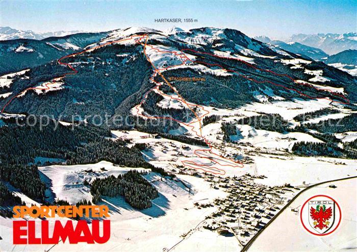 Ellmau Tirol Fliegeraufnahme