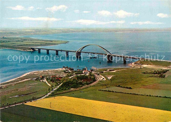 Fehmarnsund Bruecke Fliegeraufnahme