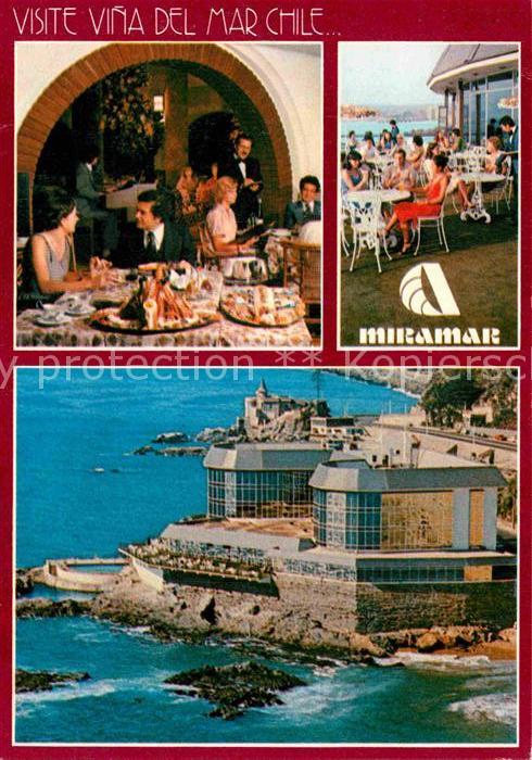 Vina Del Mar Hotel Miramar Gastraum Terrasse