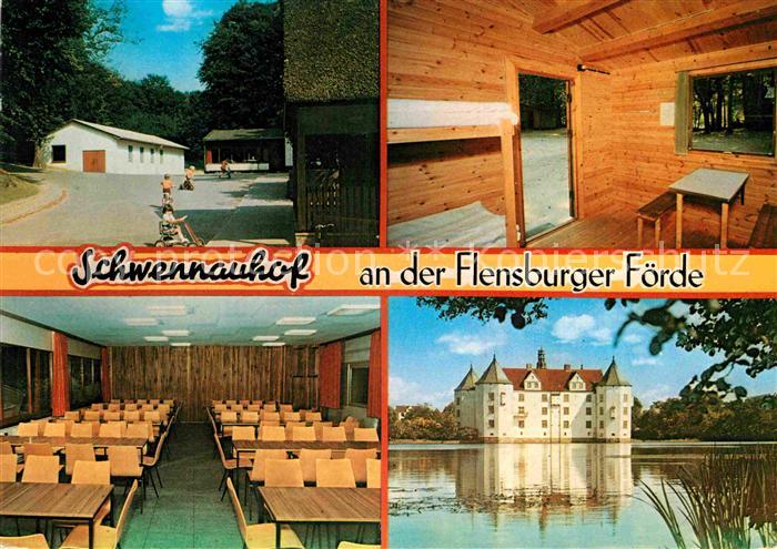 Gluecksburg Ostseebad Jugenderholungsstaette Schwennauhof Speisesaal Schloss