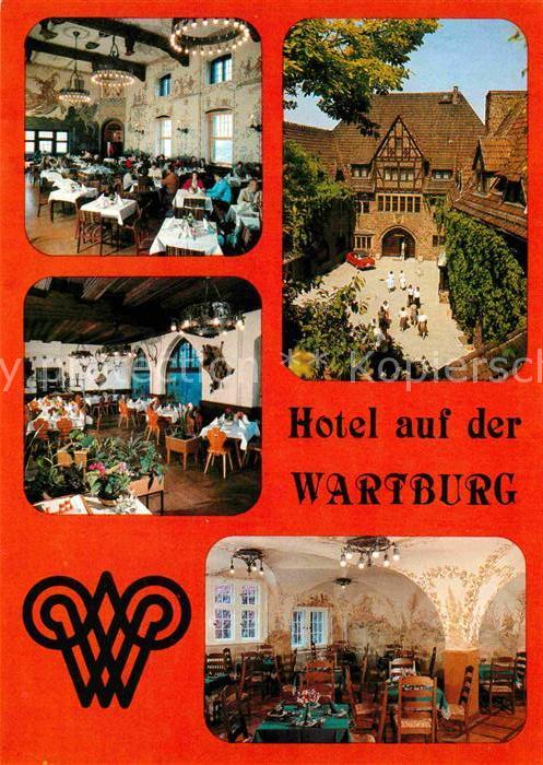 Eisenach Thueringen Hotel auf der Wartburg Speise und Jaegerrestaurant Jaegerzim