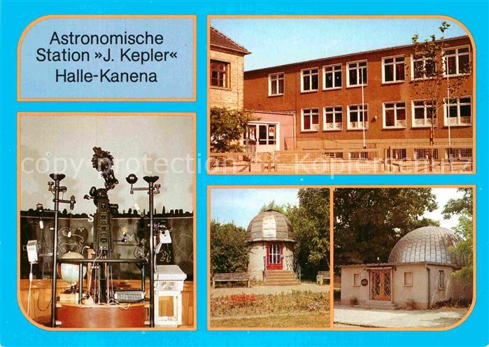 Halle Saale Astronomische Station J Kepler Polytechn Oberschule Planetarium Inne