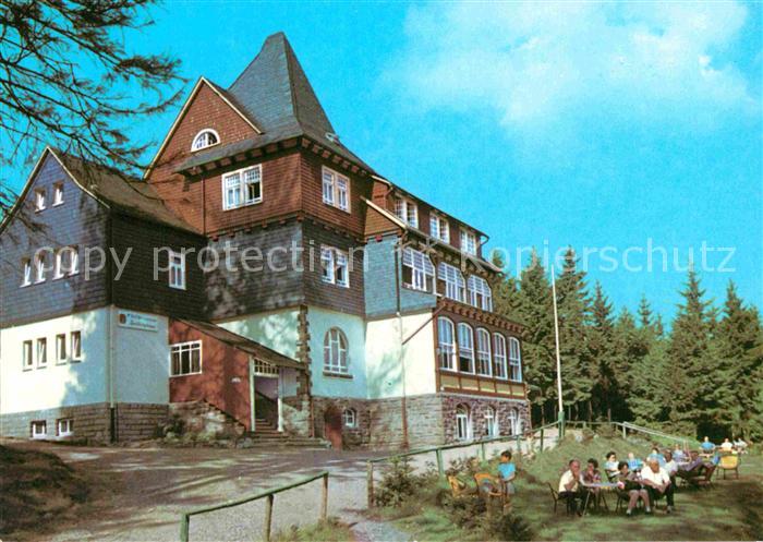 Finsterbergen FDGB Erholungsheim Spiessberghaus am Rennsteig