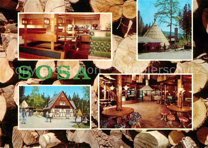 Sosa Erzgebirge Konsum Gaststaetten Koehlerhuette und Meiler